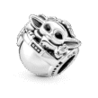 berloque charm little yoda  prata 925