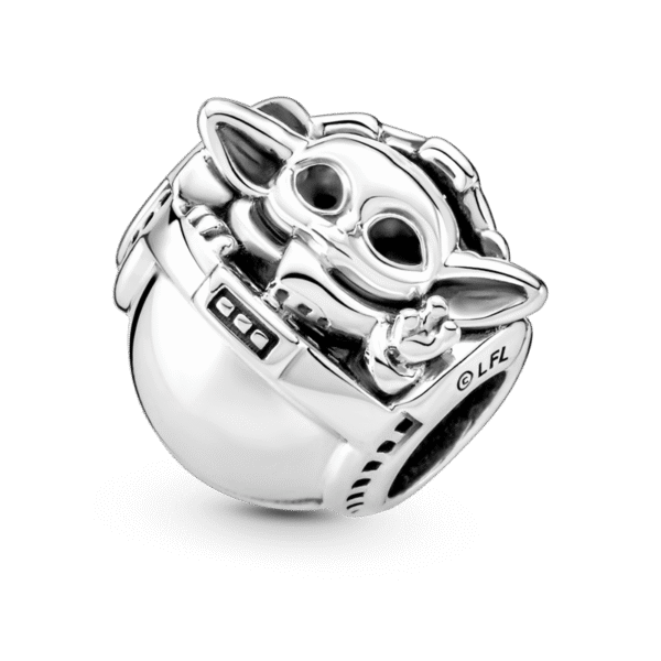 berloque charm little yoda  prata 925