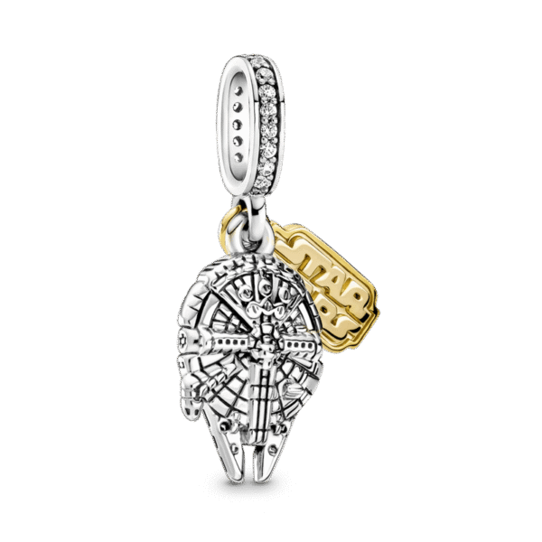 berloque charm millennium falcon  prata 925