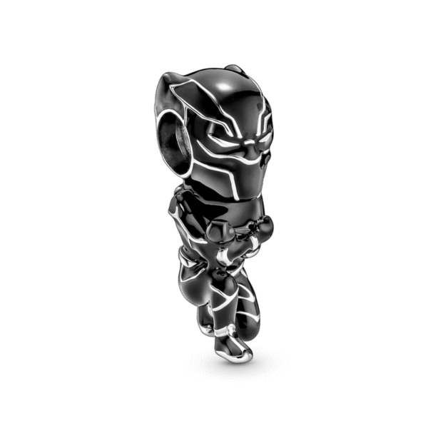 berloque charm pantera negra  prata 925