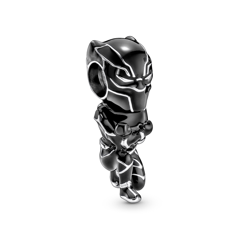 berloque charm pantera negra  prata 925