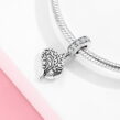 pendente em prata 925  charm profisses crebro