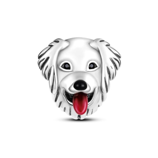 berloque lindo golden retriever