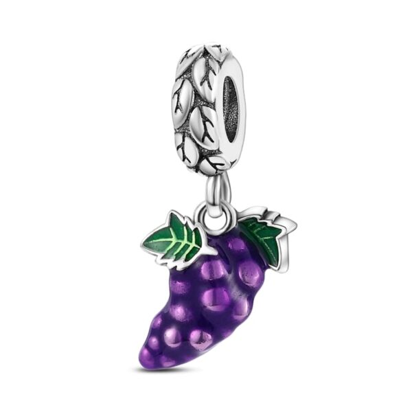 berloque pendente lindas uvas