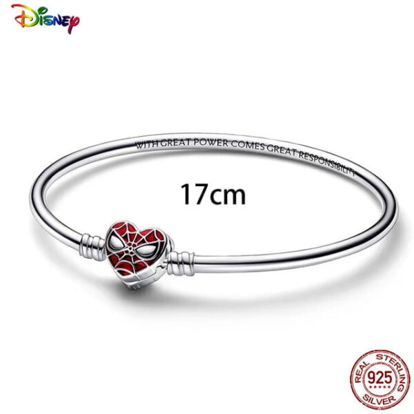 pulseira Disney, prata 925, pulseira 17 cm, joias Disney, acessórios prata