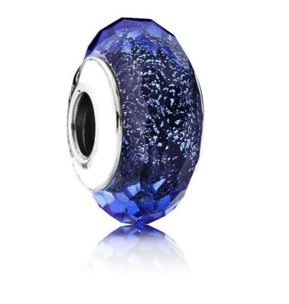 berloque charm murano  prata 925