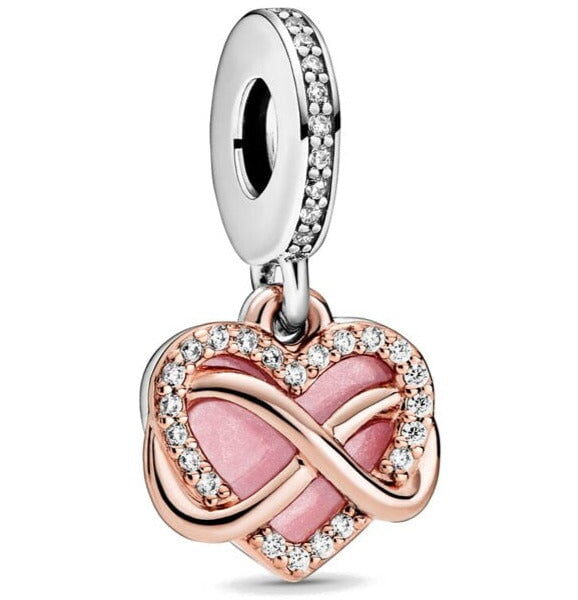 berloque charm amor infinito  prata 925