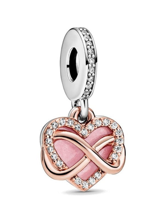berloque charm amor infinito  prata 925