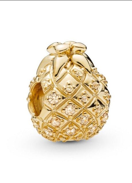 berloque charm pineapple  prata 925