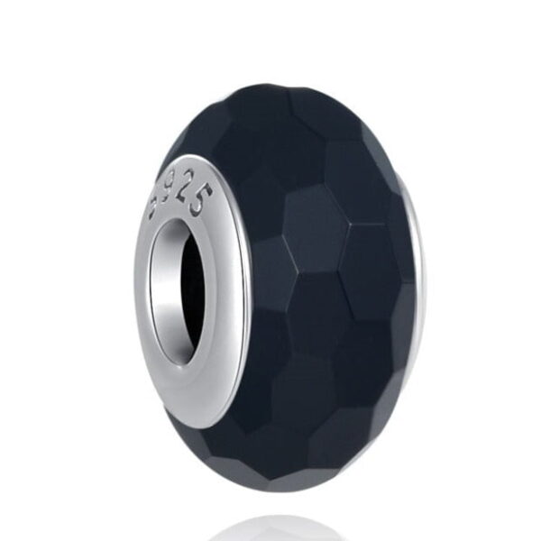berloque charm murano   prata 925