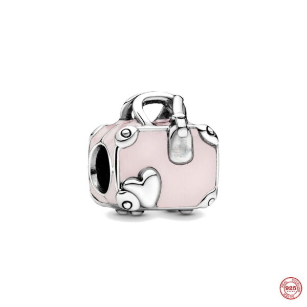 berloque charm mala  prata 925