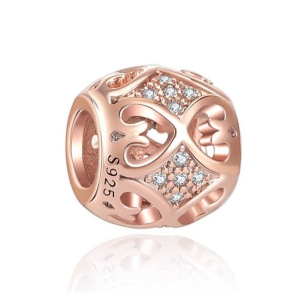 berloque charm live  prata 925