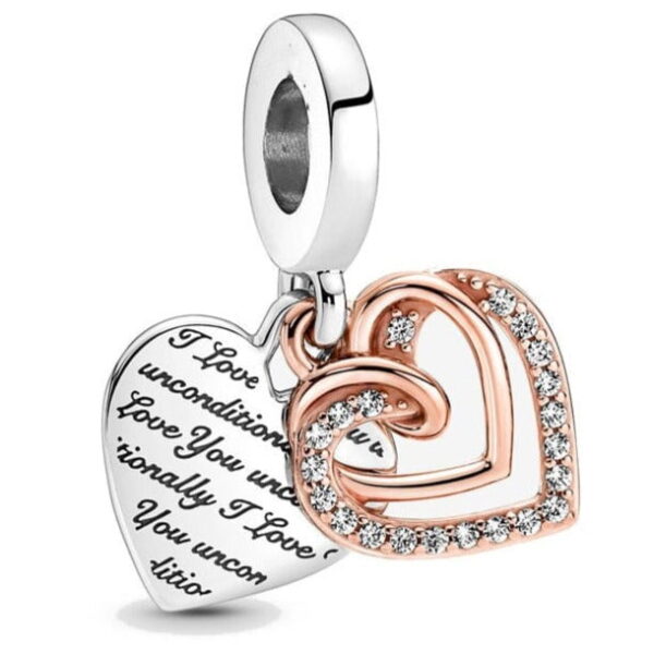 berloque charm love you  prata 925