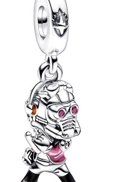 berloque charm star lord  prata 925