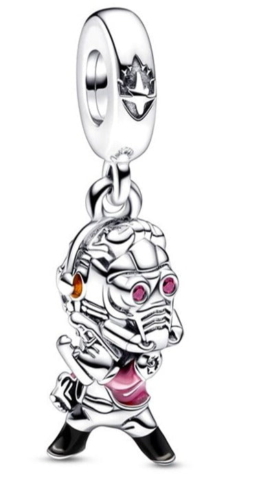 berloque charm star lord  prata 925