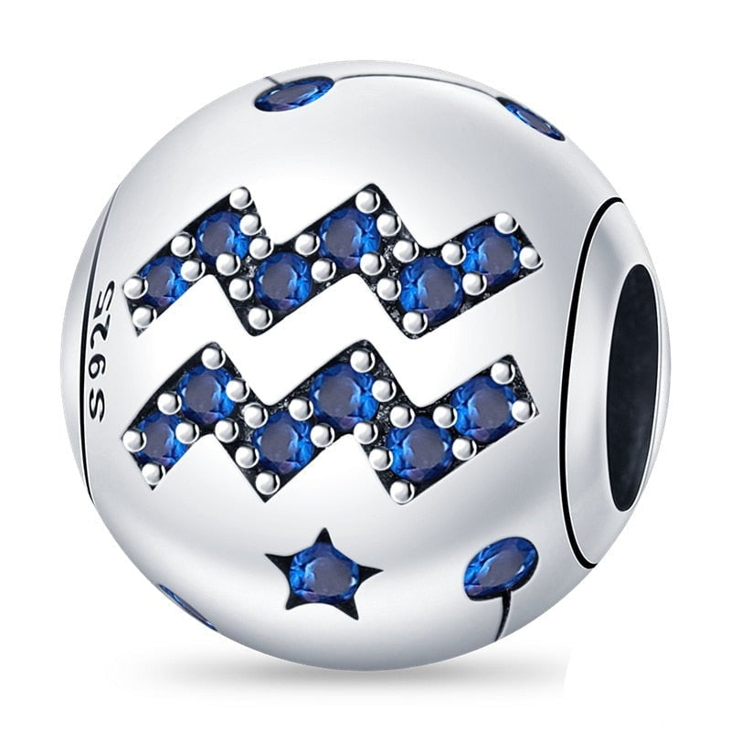 berloque charm signo aqurio  prata 925