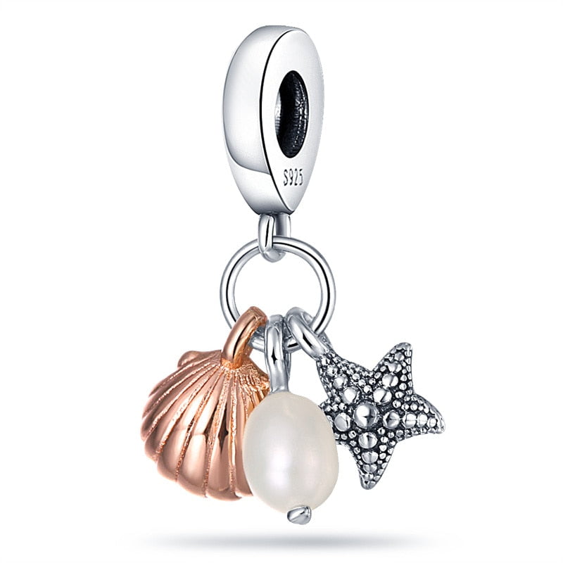 berloque charm pearl  prata 925