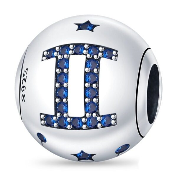 berloque charm signo gmeos  prata 925