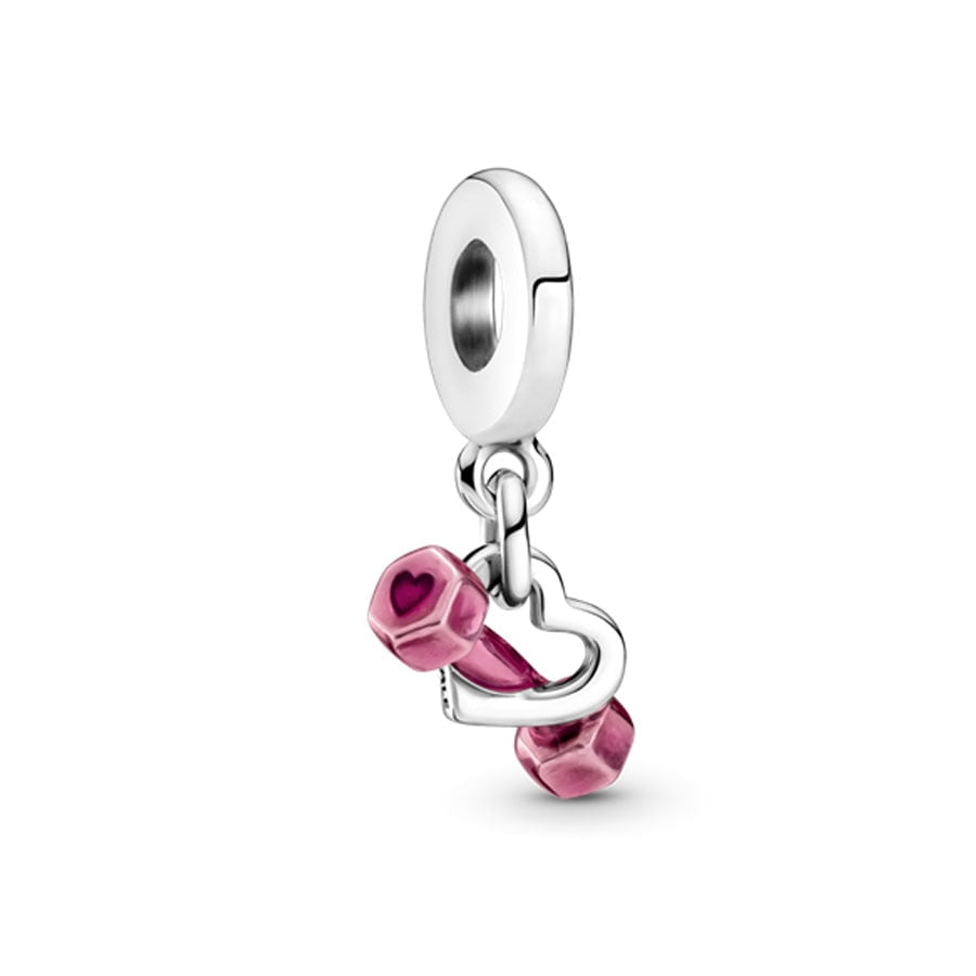berloque charm i love gym  prata 925