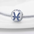 berloque charm signo peixes  prata 925