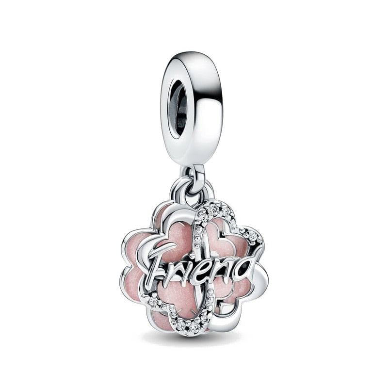berloque charm friends  prata 925