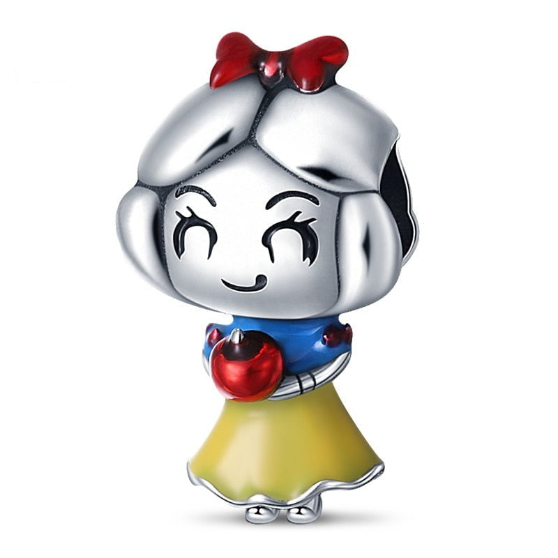 berloque charm branca de neve  prata 925