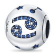 berloque charm signo cancer  prata 925