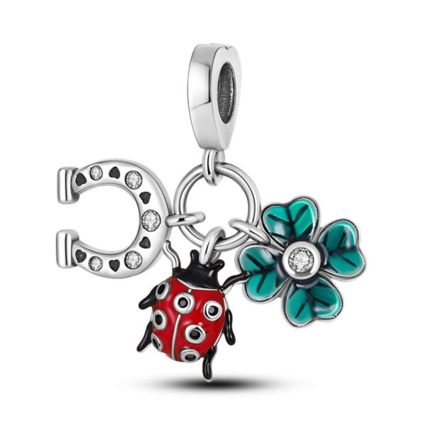 berloque charme lucky  prata 925