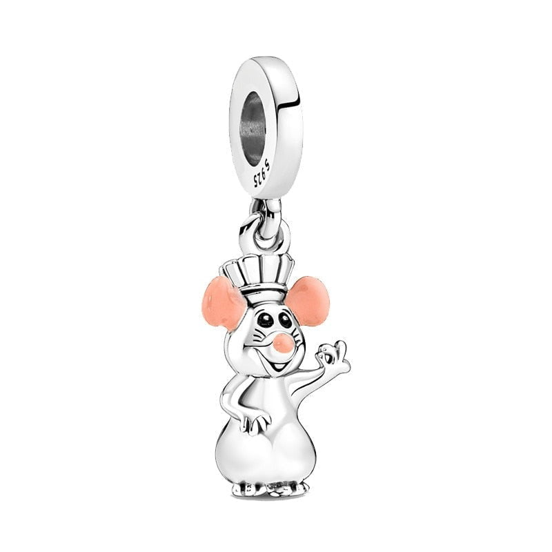berloque charm remy ratatouille  prata 925