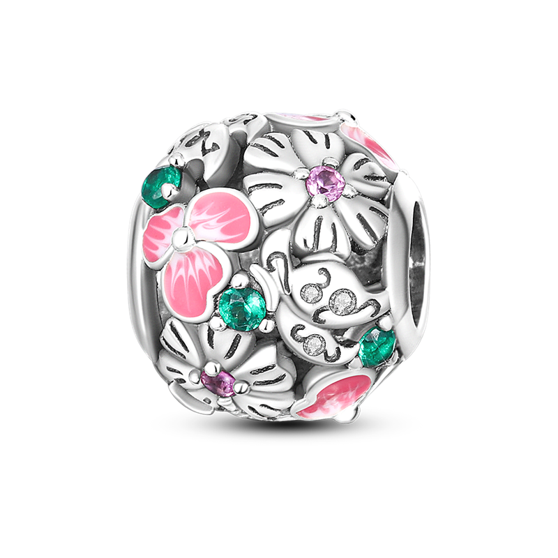 berloque charm garden  prata 925