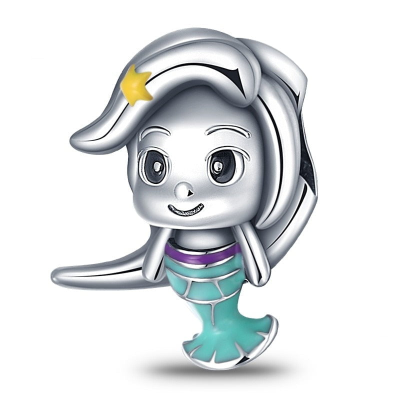 berloque charm ariel  prata 925
