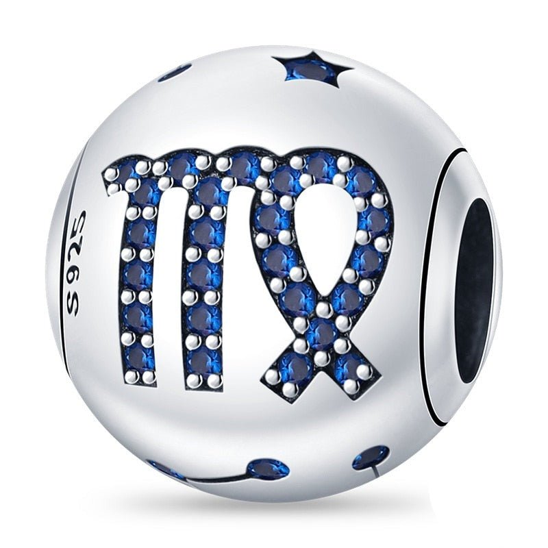 berloque charm signo virgem  prata 925