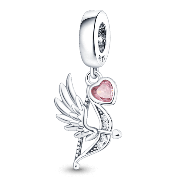 berloque charm cupido  prata 925