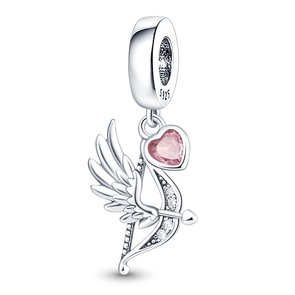 berloque charm cupido  prata 925