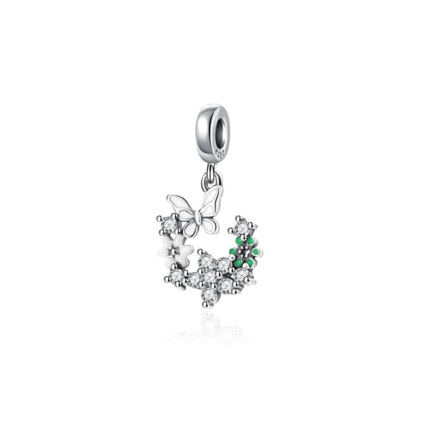 berloque charm magic garden  prata 925