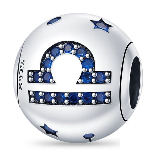 berloque charm signo libra  prata 925