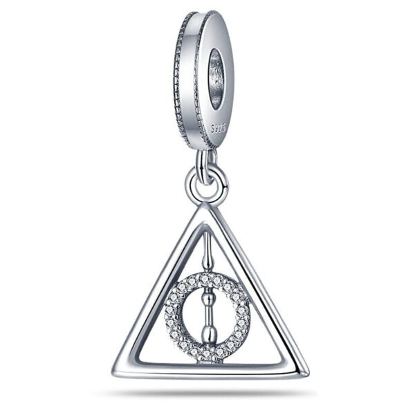 berloque charm death hallows  prata 925