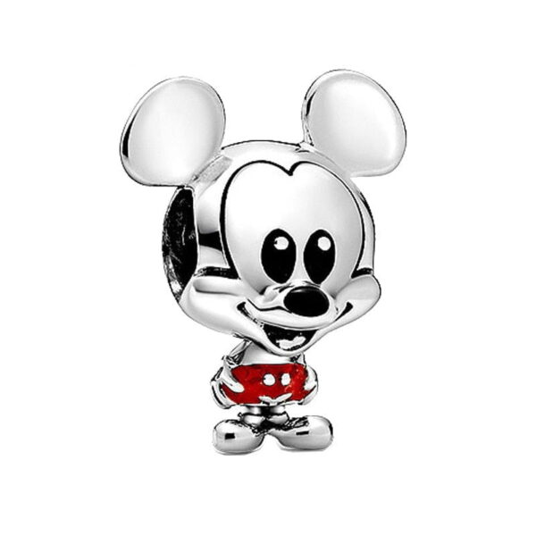 berloque charm mickey mouse  prata 925