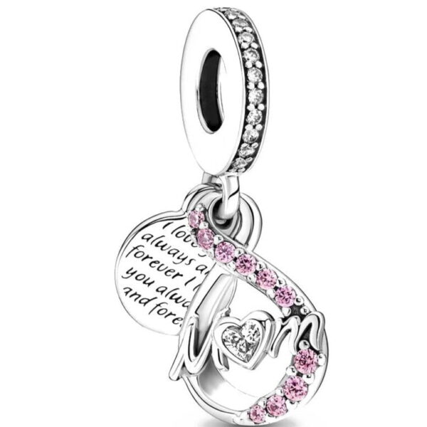 berloque charm mom  prata 925