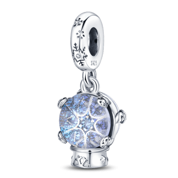 berloque charm snow  prata 925
