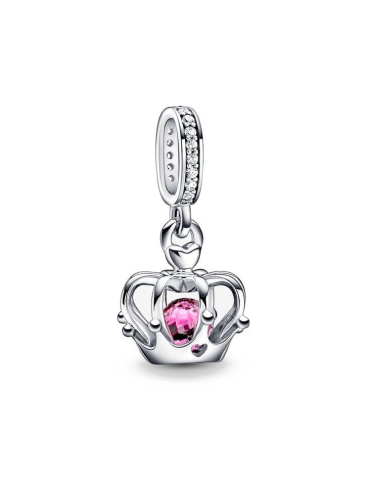 berloque charm coroa  prata 925