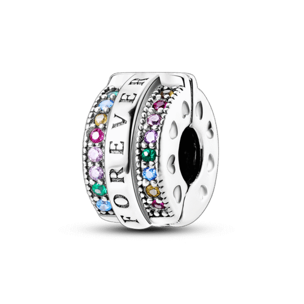 berloque charm forever  prata 925
