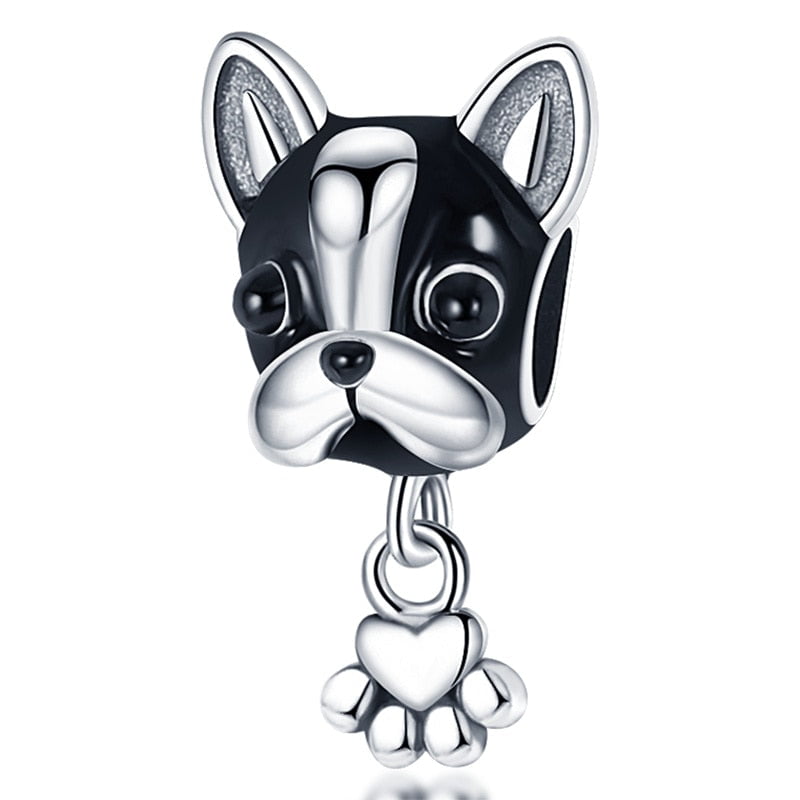 berloque charm pug  prata 925