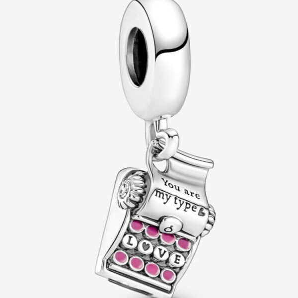 berloque charm carta de amor  prata 925