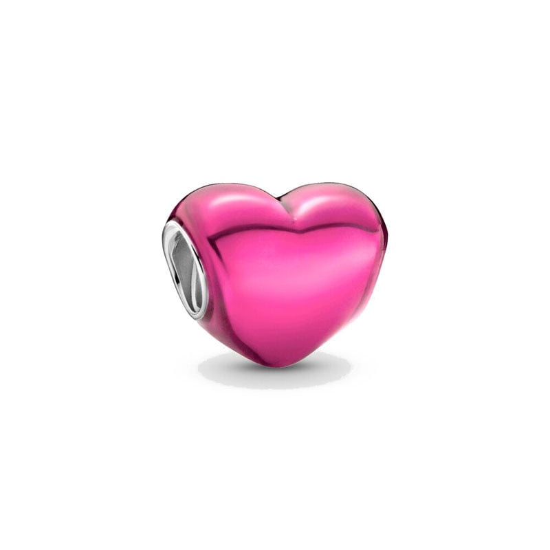 berloque charm corao  prata 925
