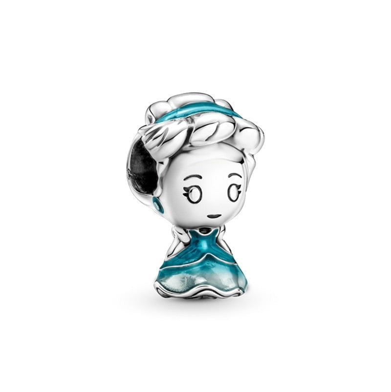 berloque charm cinderela  prata 925