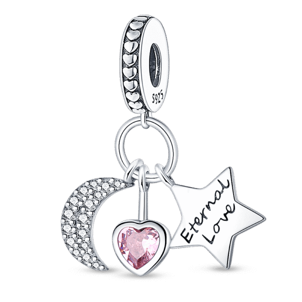 berloque charm eternal love  prata 925