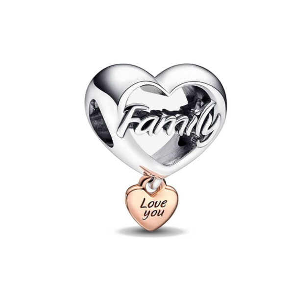 berloque charm family  prata 925
