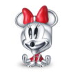 berloque charm mickey e minnie  prata 925