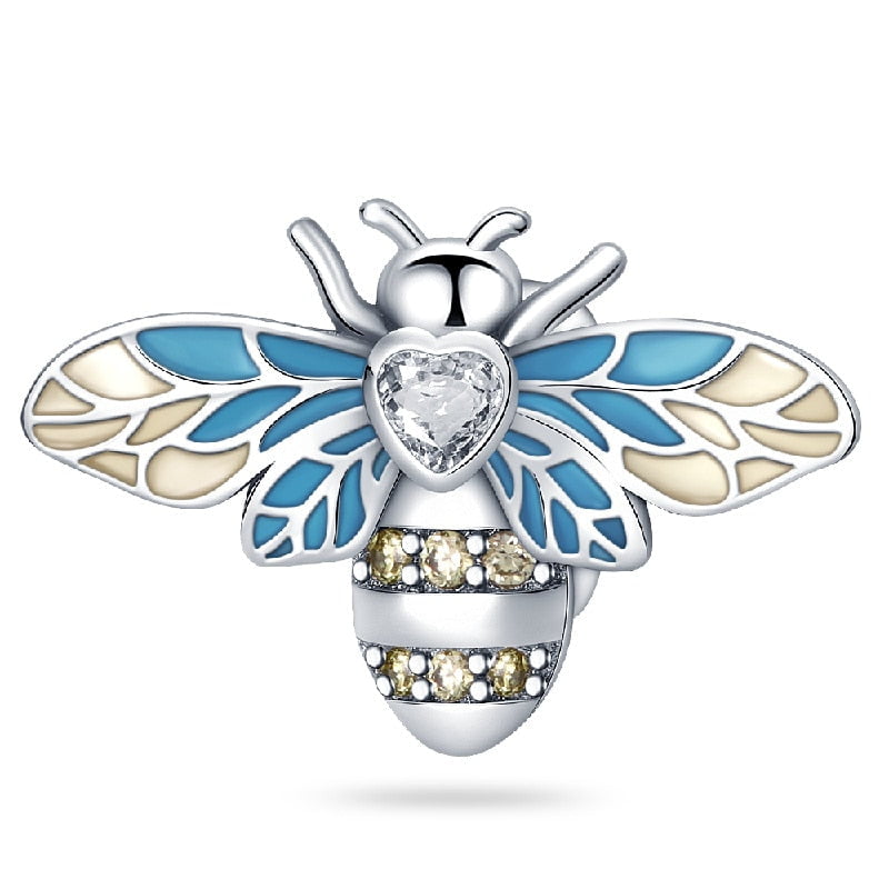 berloque prata bee  prata 925